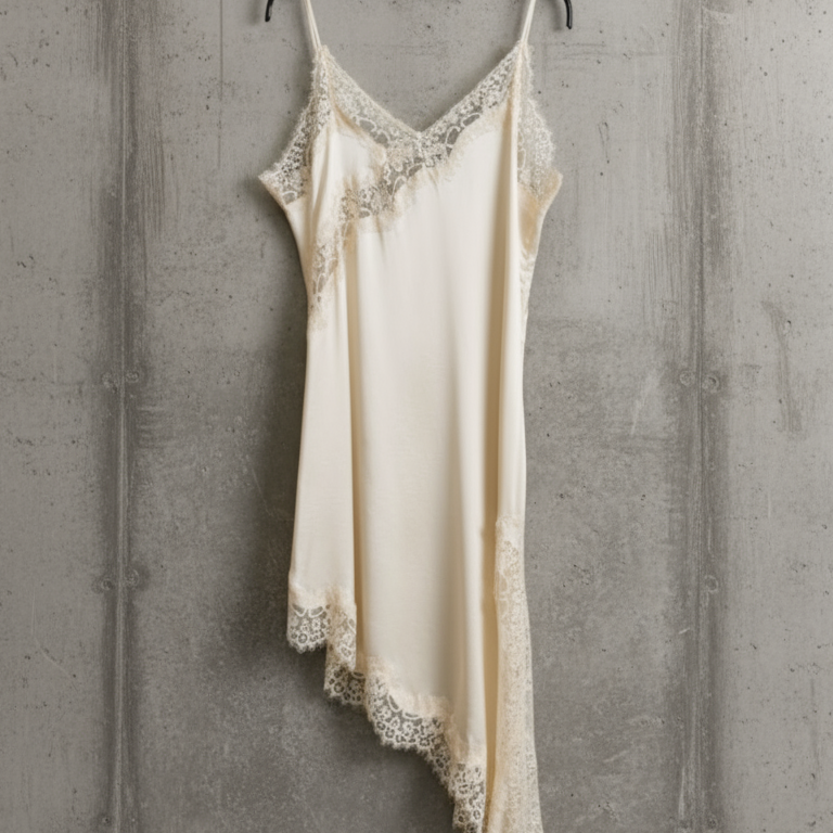 L silk dress