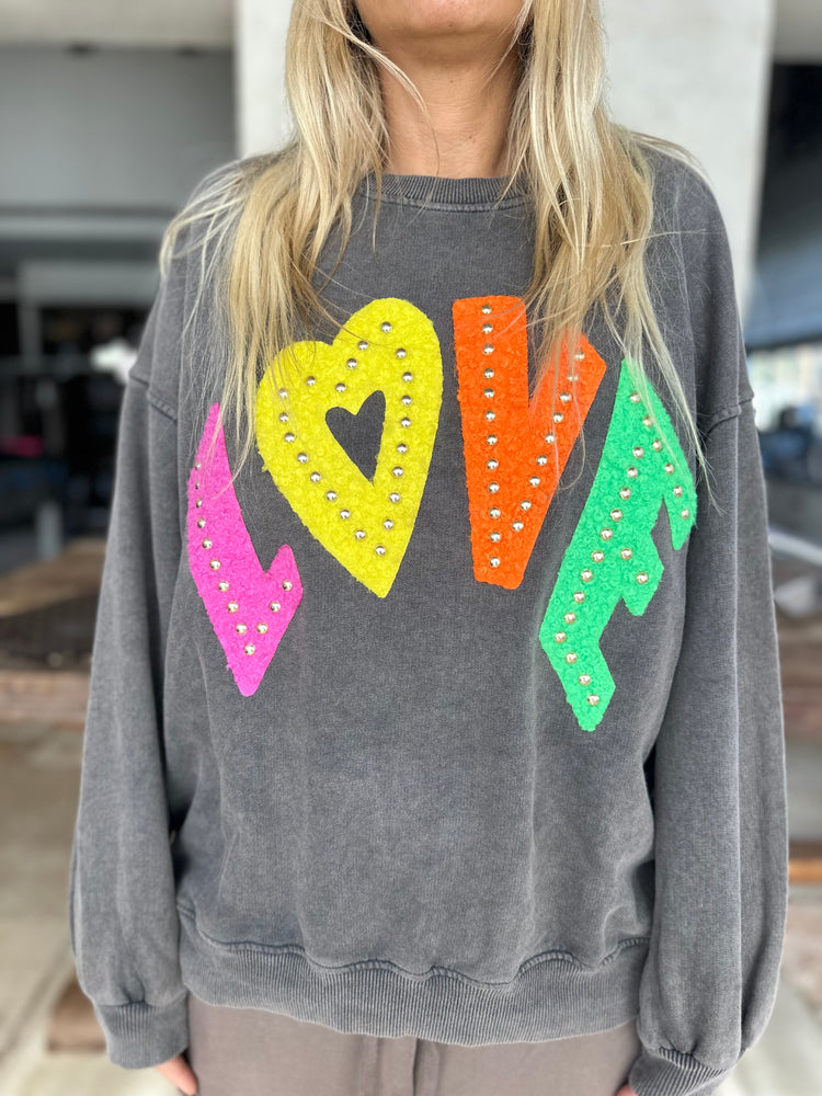 A love sweatshirt