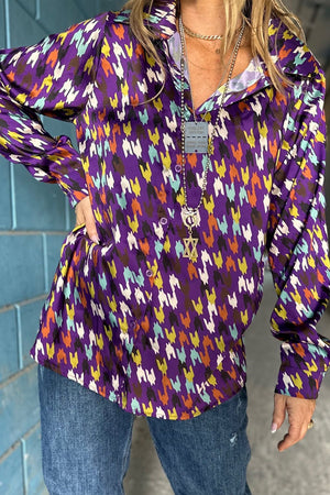 Print blouse