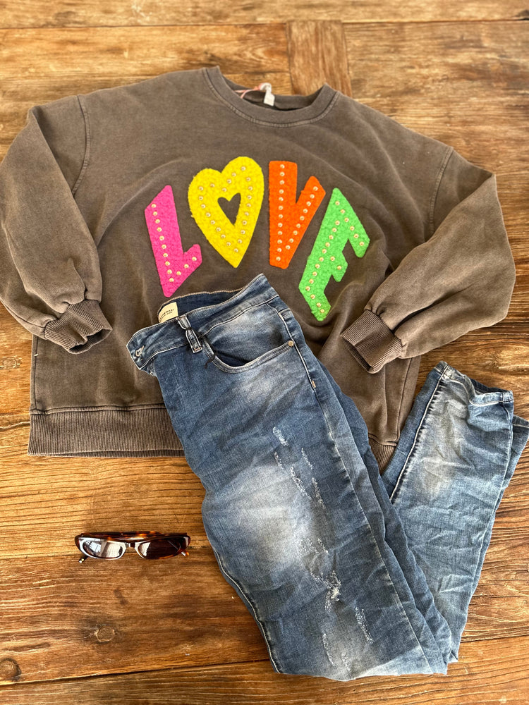 A love sweatshirt