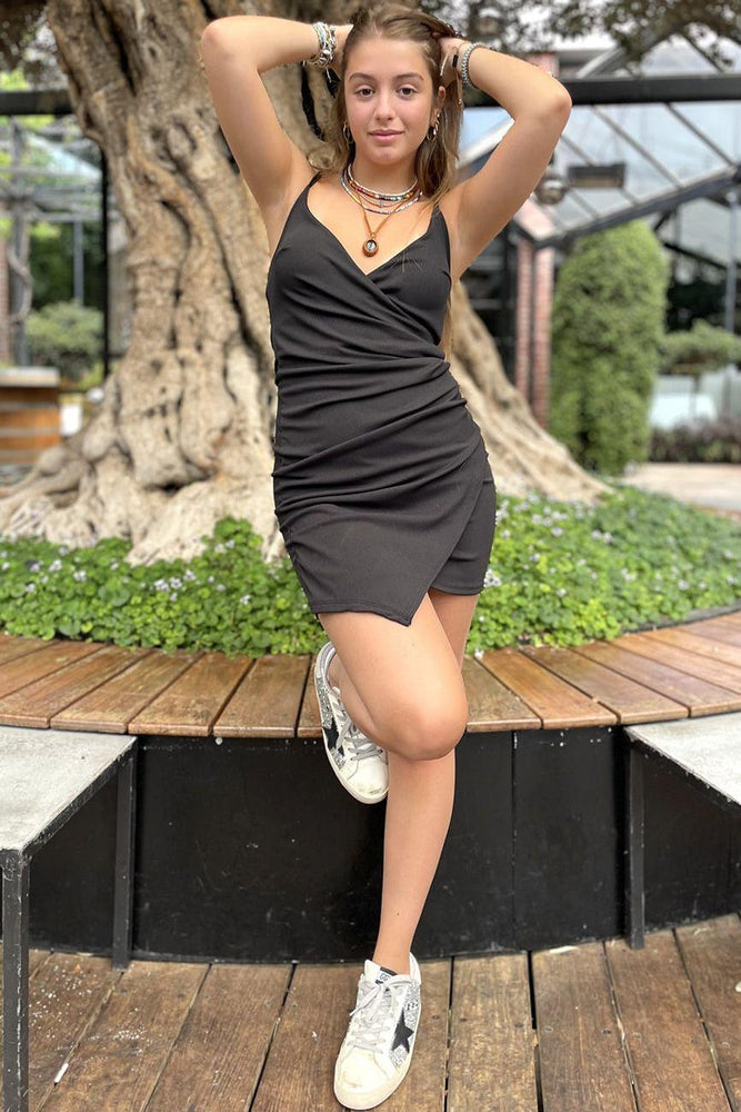 Slip Mini rib dress