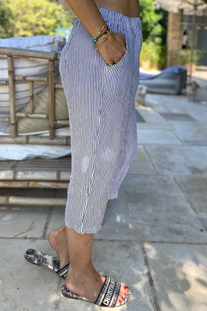 M stripe pants