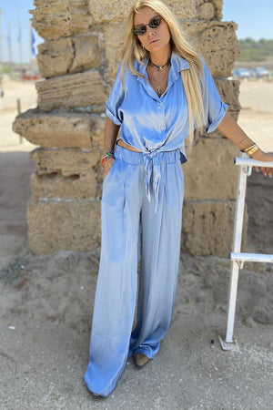 AM silk pants