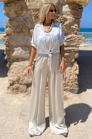 AM silk pants