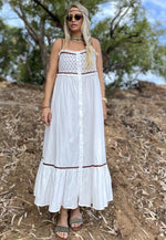 White zifka Dress