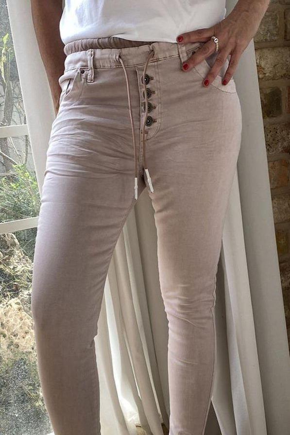 RIB Washed Pants