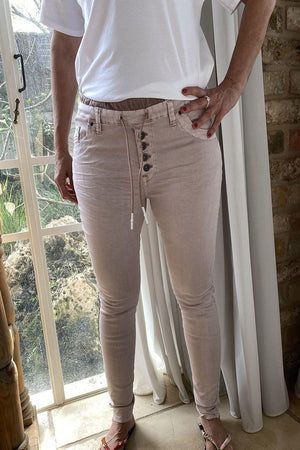 RIB Washed Pants